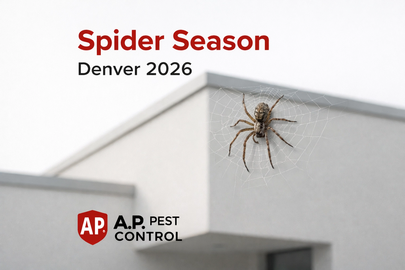 Time to Spray for Spiders: Denver's 2026 Forecast - Denver Pest Control