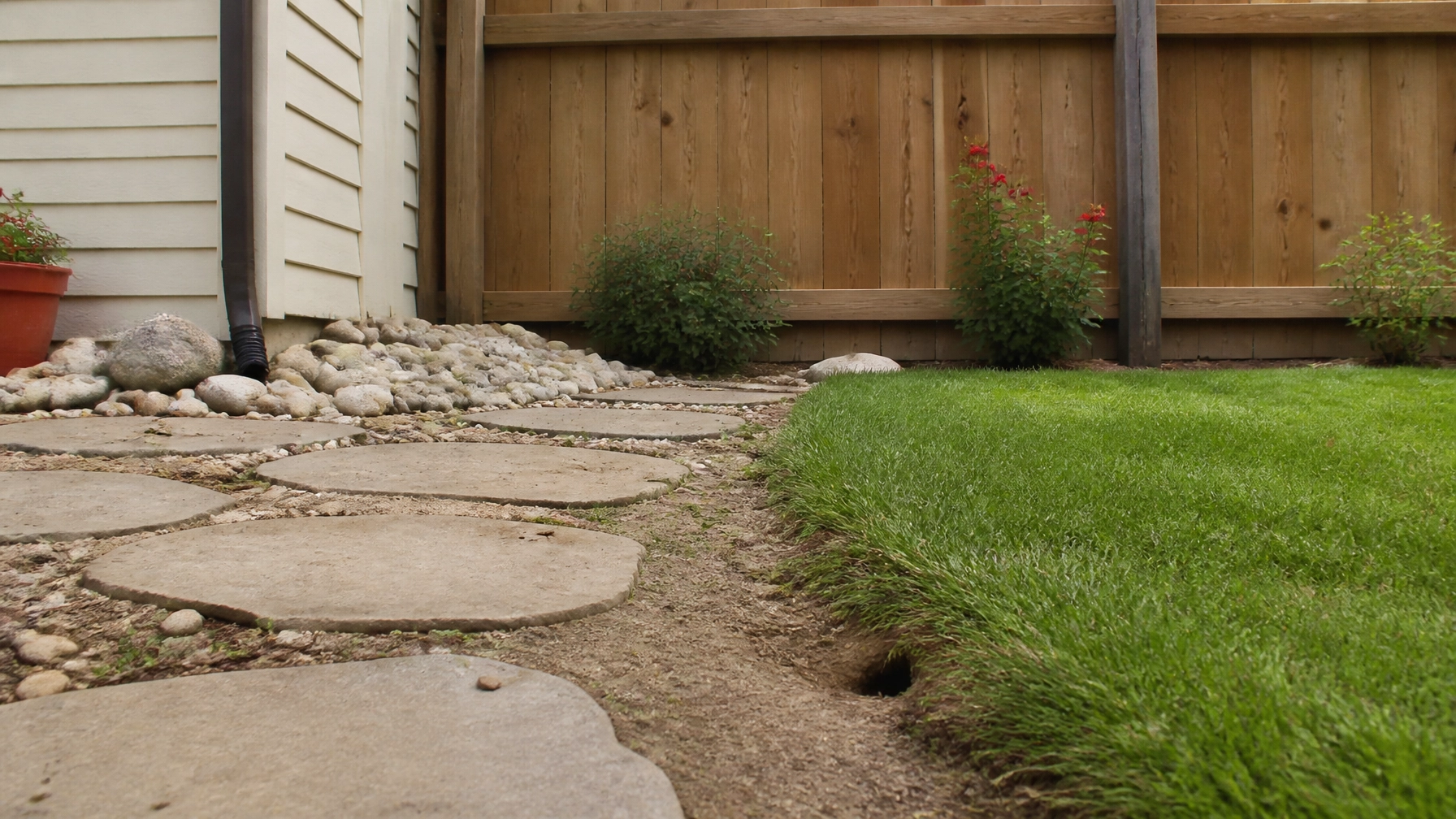 Clean backyard pest habitat